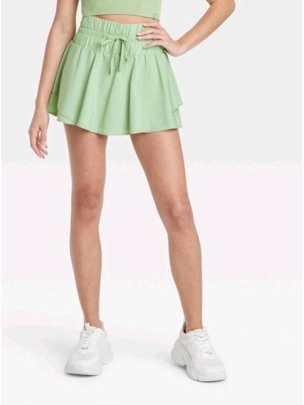 Joy Lab Light Green Athletic Skirt